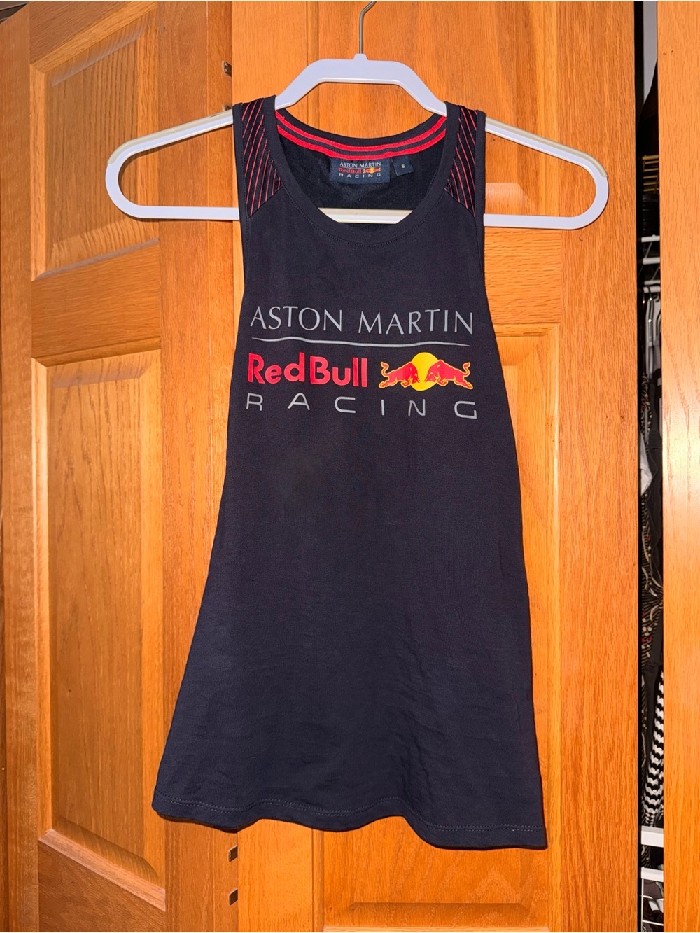 Aston Martin x Red Bull Racing Black Womens Tank Top